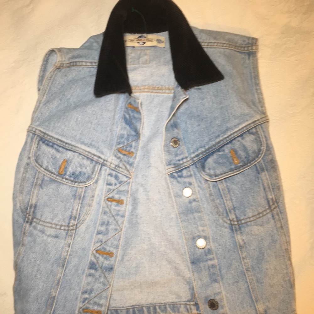 Vintage Denim Light Wash Jacket